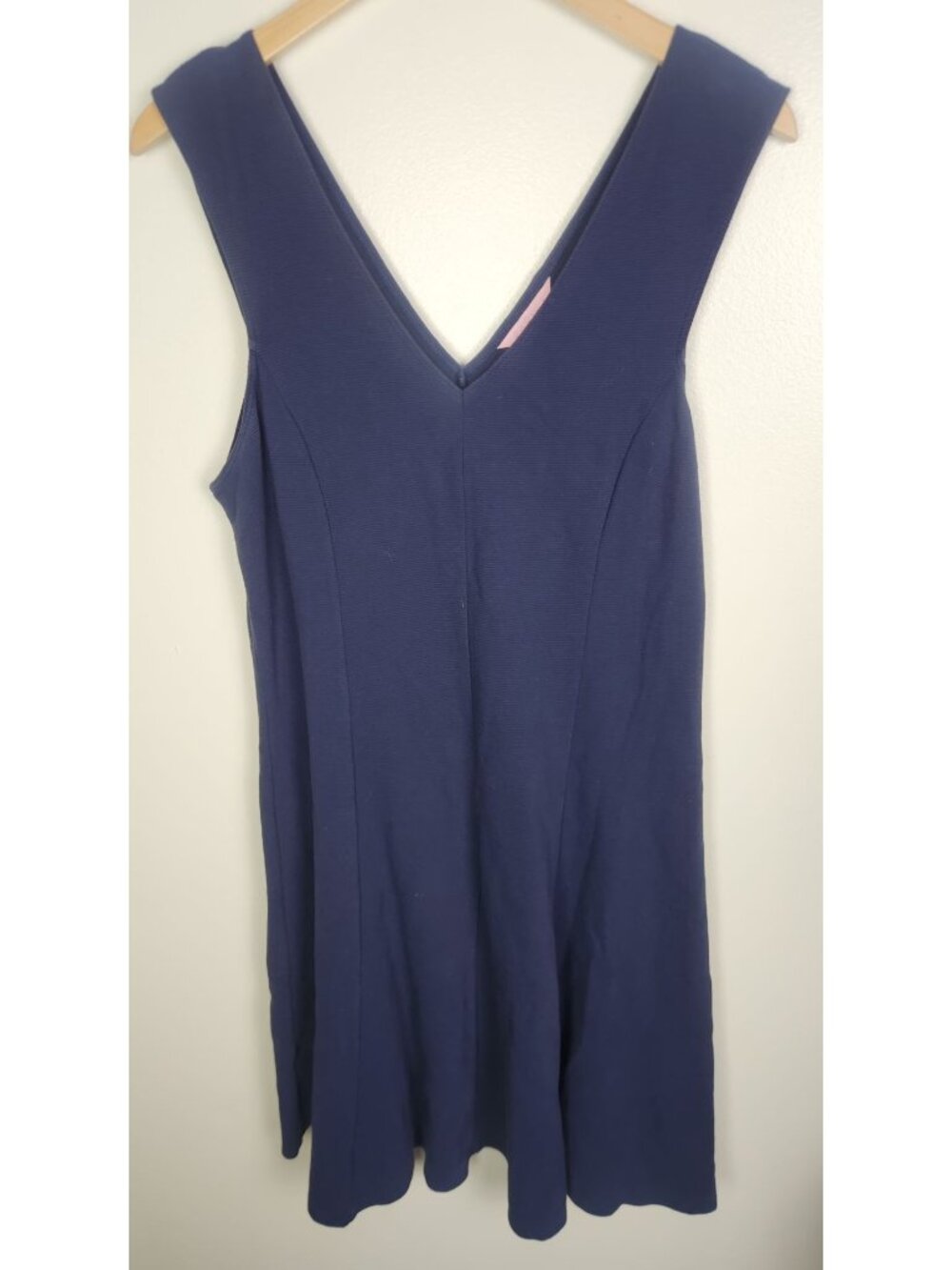 Lily Pulitzer Women's Sz. XL Navy Blue Dahlia Fit & Flare Dress